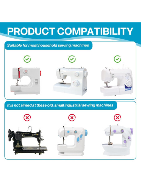 Kit de 11 Piezas de Pies de Prensatelas Uelkr para Coser