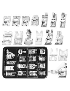 Juego de 16 Piezas de Patas de Prensatelas Cynailli