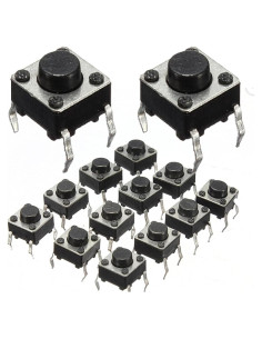 Interruptor Táctil Miniatura hiBCTR 6x6x5mm 100pcs SPST
