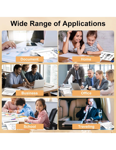 4 Rollos Papel Térmico 21.6x27.9cm Phomemo M832 Compatible