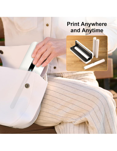 4 Rollos Papel Térmico 21.6x27.9cm Phomemo M832 Compatible