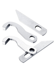 Juego de 4 cuchillas de overlock ZHEHAO para máquina de coser