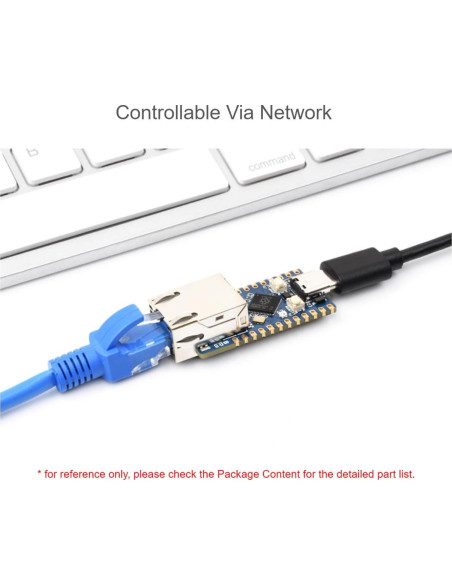 Placa de Desarrollo Waveshare RP2350 ETH, 14 Pines GPIO, 4.6x2.1 cm