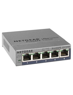 Switch Gestionado NETGEAR GS105Ev2 de 5 Puertos Gigabit