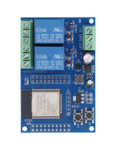 Módulo de Relé 2 Canales 5V Walfront 4M Programable
