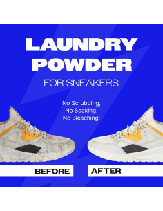 Kit de Limpieza de Zapatillas Sneaky16 - Polvo Desodorante 450g 2
