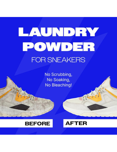 Kit de Limpieza de Zapatillas Sneaky16 - Polvo Desodorante 450g