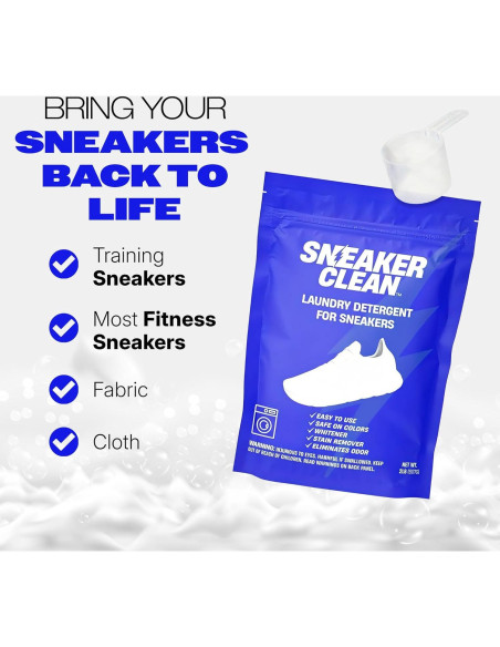 Kit de Limpieza de Zapatillas Sneaky16 - Polvo Desodorante 450g