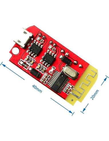 Amplificador Estéreo Bluetooth 5.0 CT14 5W+5W para DIY