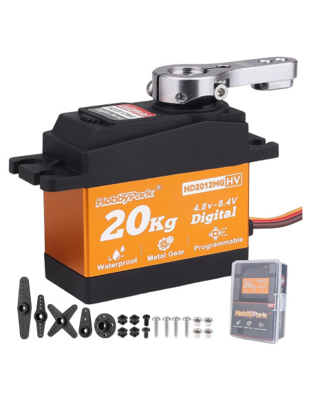 Servo RC Impermeable HobbyPark 20KG Digital 180 25T