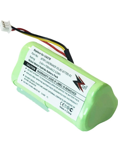 Batería Recargable Ni-MH ZZcell 2-Pack para Escáner Motorola LS4278