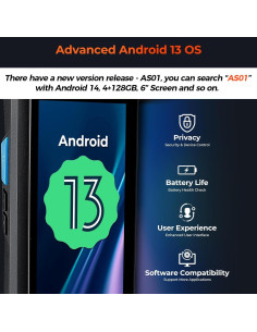 Escáner de Código de Barras MUNBYN 035Pro Android 13 4GB/64GB 2