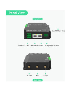 Router Celular Industrial 4G LTE Cat4 LINOVISION con Wi-Fi 2