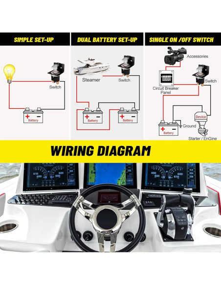 Interruptor de Desconexión de Batería C-Tzu 500A 12V-36V