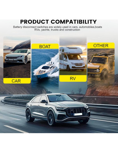 Interruptor de Desconexión de Batería C-Tzu 500A 12V-36V