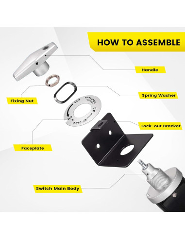 Interruptor de Desconexión de Batería C-Tzu 500A 12V-36V