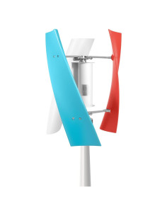 Generador de Turbina Eólica 400W 12V LGXSHOP Vertical 3 Palas