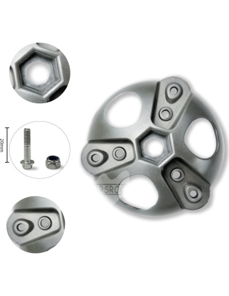 Cubo de Rueda Turbina Eólica Marsrock 3 Aspas 1000W