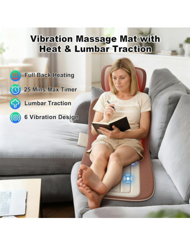 Alfombrilla de Masaje Completo Comrelax HY-8832 con Calor 146x62 cm