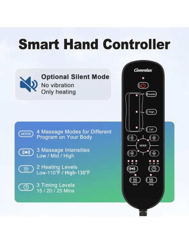 Alfombrilla de Masaje Completo Comrelax HY-8832 con Calor 146x62 cm
