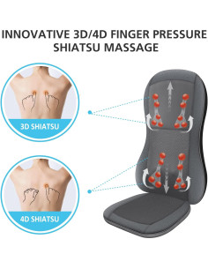 Masajeador Shiatsu Comfier 2913 con Calor y 10 Nodos 2