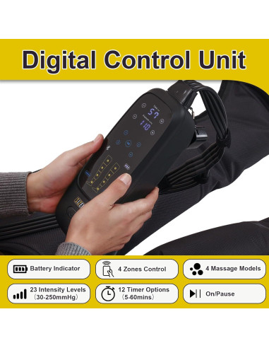 Masajeador de Piernas Inalámbrico Voinnokal 360 Compresión