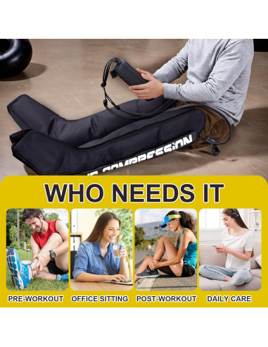 Masajeador de Piernas Inalámbrico Voinnokal 360 Compresión