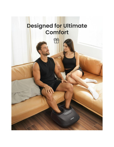Masajeador de pies RENPHO con calor y 3 modos de compresión