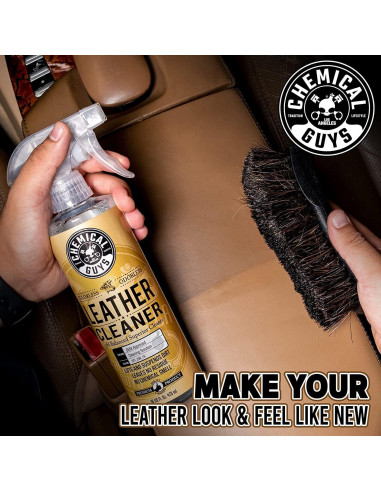Kit de limpieza y acondicionador de cuero Chemical Guys 10 piezas