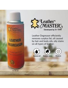 Desengrasante para Cuero Leather Master 191 g - Limpiador Efectivo 2