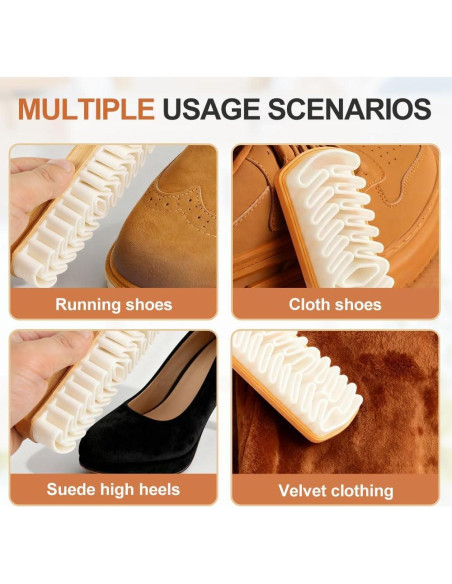 Cepillo y Borrador de Ante Genérico 2025 - Limpieza Suave para Zapatos
