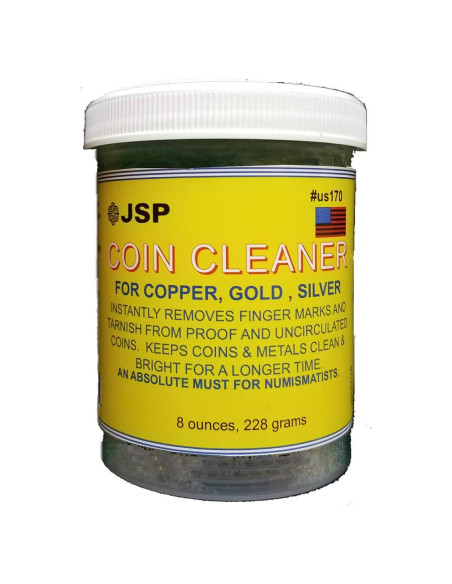 Limpiador de Monedas JSP - 218g, 9.14x7.11x7.11cm