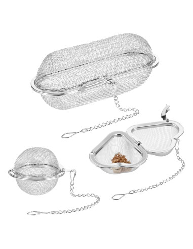 Paquete de 3 Cestas de Limpieza Ultrasónica Bruislard - Acero Inoxidable