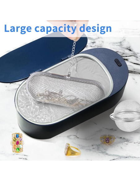 Paquete de 3 Cestas de Limpieza Ultrasónica Bruislard - Acero Inoxidable