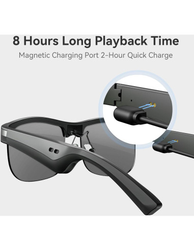 Gafas de Sol Bluetooth Polarizadas Unisex con Protección UV