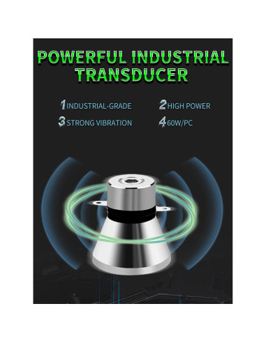 Limpiador Ultrasónico ONEZILI 30L 600W Acero Inoxidable