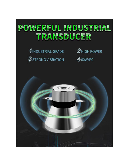 Limpiador Ultrasónico ONEZILI 30L 600W Acero Inoxidable