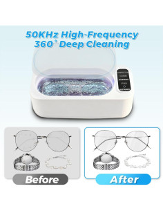 Limpiador Ultrasónico de Joyas Tiiyee 350ml 50kHz 4 Modos 2
