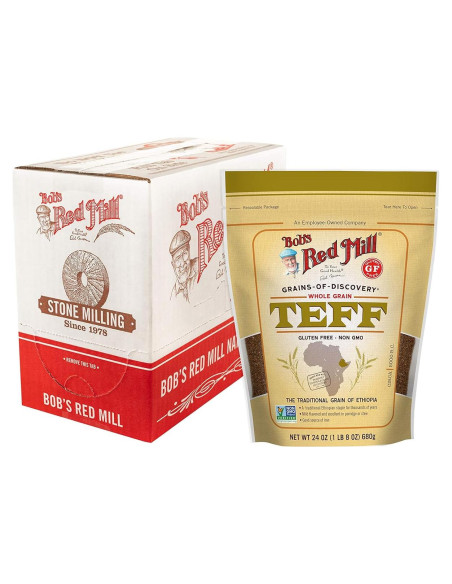 Harina de Teff Integral Bob's Red Mill 680g - Vegano, Kosher