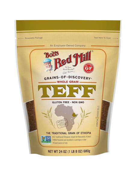 Harina de Teff Integral Bob's Red Mill 680g - Vegano, Kosher