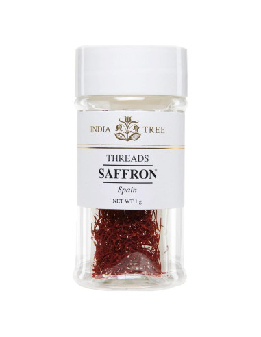 Hilos de Azafrán India Tree 1g - Paquete de 2 - Kosher