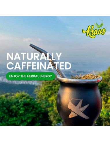 Yerba Mate Orgánica Kraus 500g - Hoja Pura
