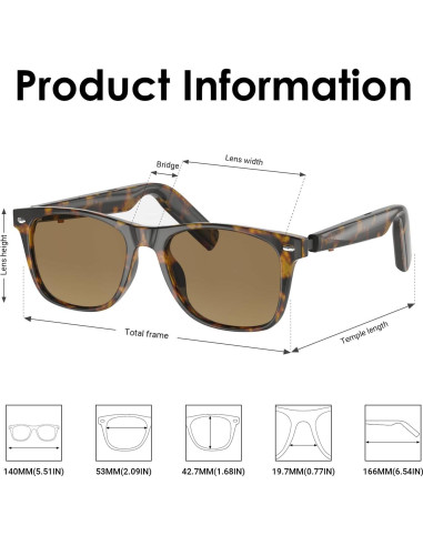 Gafas de sol inteligentes GetD con Bluetooth y traducción AI