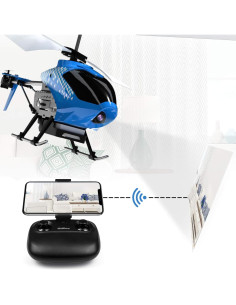 Helicóptero RC Udirc U12S con Cámara y Control APP 2