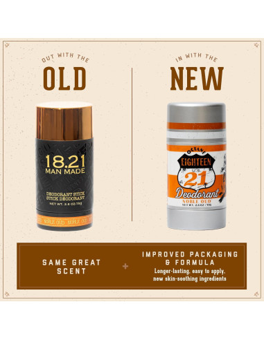 Desodorante 18.21 Man Made Noble Oud para Hombres 139g