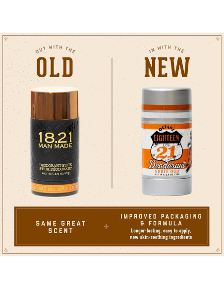 Desodorante 18.21 Man Made Noble Oud para Hombres 139g