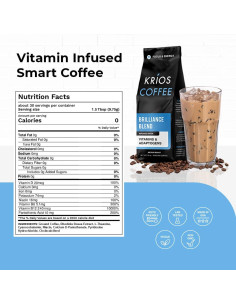 Café Molido Krios Brillante 283.5 g Tostado Medio Energía 2