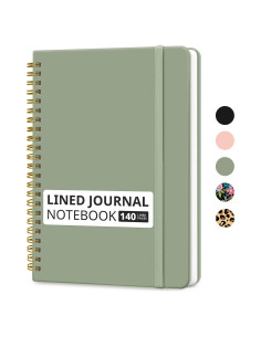 Cuaderno Espiral Rayado Taja Verde A5 140 Páginas Tapa Dura