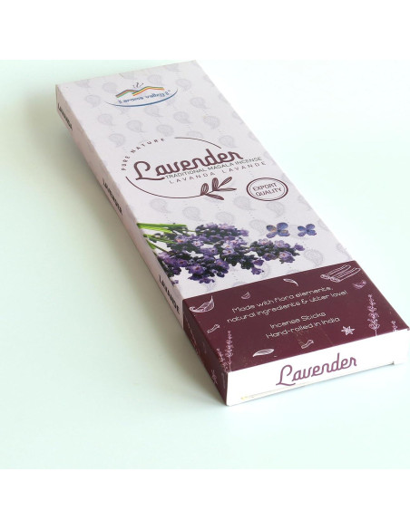 Varitas de Incienso Natural Aroma Valley Lavanda 50g