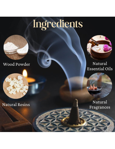 Conos de Incienso Salvia Blanca Bless International - 20 Unidades